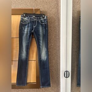 Express Vintage Y2K Women’s Blue Wash Skinny Jeans Size 2 Regular